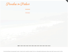 Tablet Screenshot of paradiseonpadaro.com